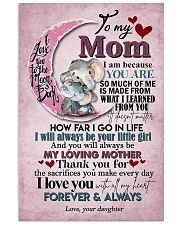 TO MY MOM - ELEPHANT - I LOVE YOU 16x24 Poster front