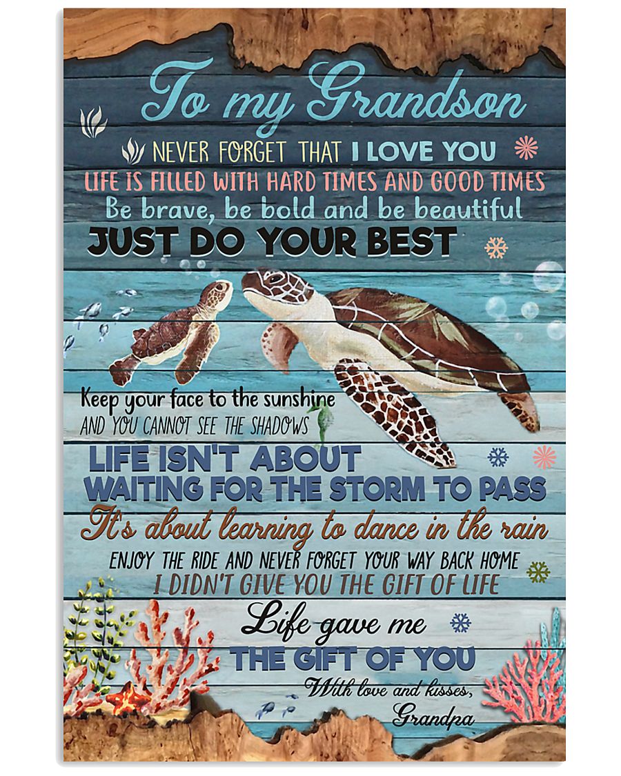 GRANDPA TO GRANDSON 16x24 Poster