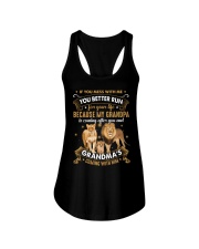 Grandparent to Grandchild - If You Mess With Me Ladies Flowy Tank tile