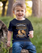 Grandparent to Grandchild - If You Mess With Me Youth T-Shirt lifestyle-youth-tshirt-front-4