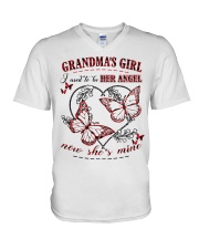 Angel Grandma - I Used To Be His Angel - T-Shirt V-Neck T-Shirt tile