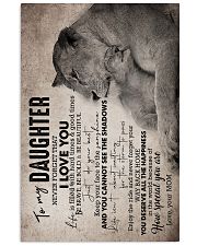To Daughter - Life Is Filled With Hard Times 16x24 Poster front