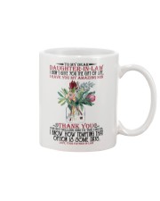 DAD TO DAUGHTER IN LAW Mug front