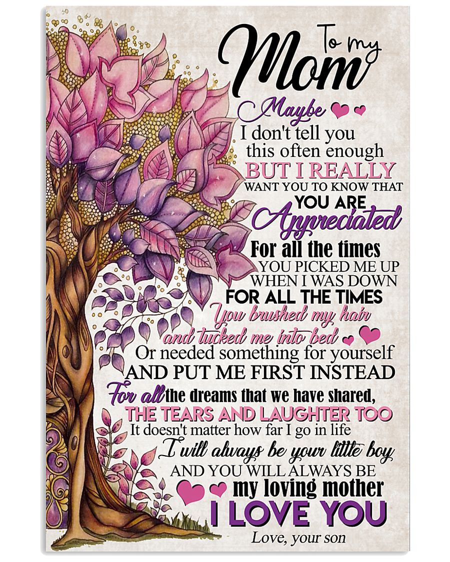TO MY MOM - TREE 16x24 Poster