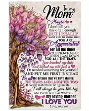 TO MY MOM - TREE 16x24 Poster front