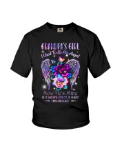 Angel Grandpa - He Is Watching Over Me In Heaven Youth T-Shirt tile