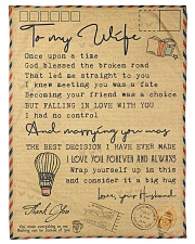 To My Wife - Once Upon A Time - Fleece Blanket Small Fleece Blanket - 30" x 40" front
