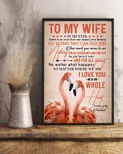 TO MY WIFE - FLAMINGO - I LOVE YOU 16x24 Poster lifestyle-poster-3