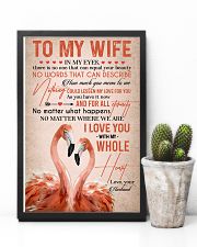 TO MY WIFE - FLAMINGO - I LOVE YOU 16x24 Poster lifestyle-poster-8