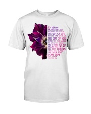 TO MY MOTHER-IN-LAW - ANEMONE -THANK YOU Classic T-Shirt front
