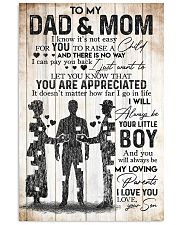 SON TO MOM AND DAD 16x24 Poster front