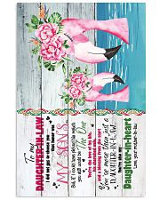 To My Daughter-in-law - Flamingo - The One 16x24 Poster front