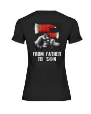 From Father To Son - Firefighter - T-shirt Premium Fit Ladies Tee tile