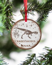 Christmas - Allosaurus - Personalized Circle ornament - single (porcelain) aos-circle-ornament-single-porcelain-lifestyles-07