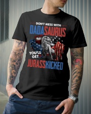Daddysaurus- Classic T-Shirt lifestyle-mens-crewneck-front-6