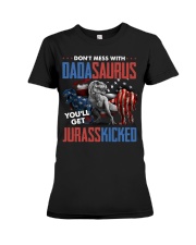Daddysaurus- Premium Fit Ladies Tee tile