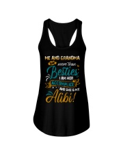 To Granddaughter and Grandson - Me And Grandma Ladies Flowy Tank tile