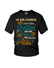 To Granddaughter and Grandson - Me And Grandma Youth T-Shirt front