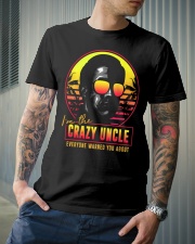 I'm the crazy uncle everyone warned you about Classic T-Shirt lifestyle-mens-crewneck-front-6