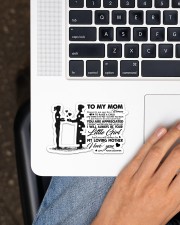 To My Mom - Sticker Sticker - Single (Horizontal) aos-sticker-single-horizontal-lifestyle-front-11