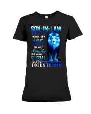 Son-in-law - Galaxy Lion - You Volunteered Premium Fit Ladies Tee tile