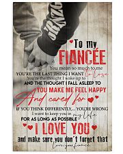TO MY FIANCE'E 16x24 Poster front