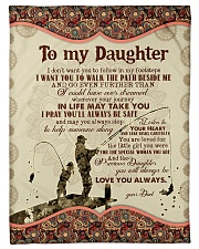 To Daughter - I Don't Want You To Follow Fleece Blanket tile