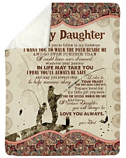 To Daughter - I Don't Want You To Follow Sherpa Fleece Blanket tile