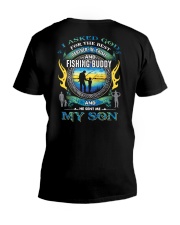 Father and Son - Fishing Partners - T-Shirt V-Neck T-Shirt tile