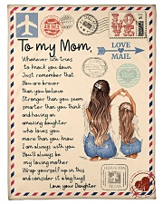 To My Mom - Fleece Blanket Small Fleece Blanket - 30" x 40" front