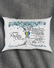 TO MY PARTNER IN LIFE Rectangular Pillowcase aos-pillow-rectangle-front-lifestyle-1