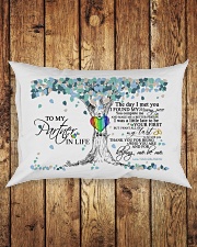 TO MY PARTNER IN LIFE Rectangular Pillowcase aos-pillow-rectangle-front-lifestyle-2
