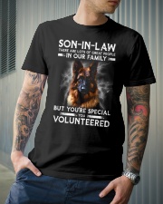 SON-IN-LAW - GERMAN SHEPHERD - YOU VOLUNTEERED Classic T-Shirt lifestyle-mens-crewneck-front-6