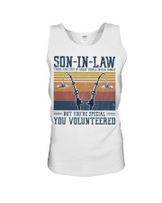 SON-IN-LAW - FISHING - VINTAGE - YOU VOLUNTEERED Unisex Tank tile