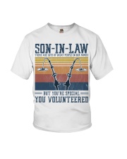 SON-IN-LAW - FISHING - VINTAGE - YOU VOLUNTEERED Youth T-Shirt tile