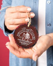 Grandad to Grandson - I Will Always Be There Circle ornament - single (porcelain) aos-circle-ornament-single-porcelain-lifestyles-01