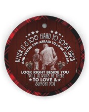 Grandad to Grandson - I Will Always Be There Circle Ornament (Wood tile