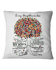 MOM TO DAUGHTER IN LAW Square Pillowcase thumbnail