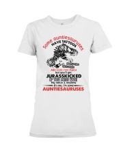 Some auntiesauruses Premium Fit Ladies Tee thumbnail