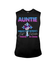 Auntie - Best friend Best Partner-in-crime Sleeveless Tee tile