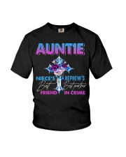 Auntie - Best friend Best Partner-in-crime Youth T-Shirt tile
