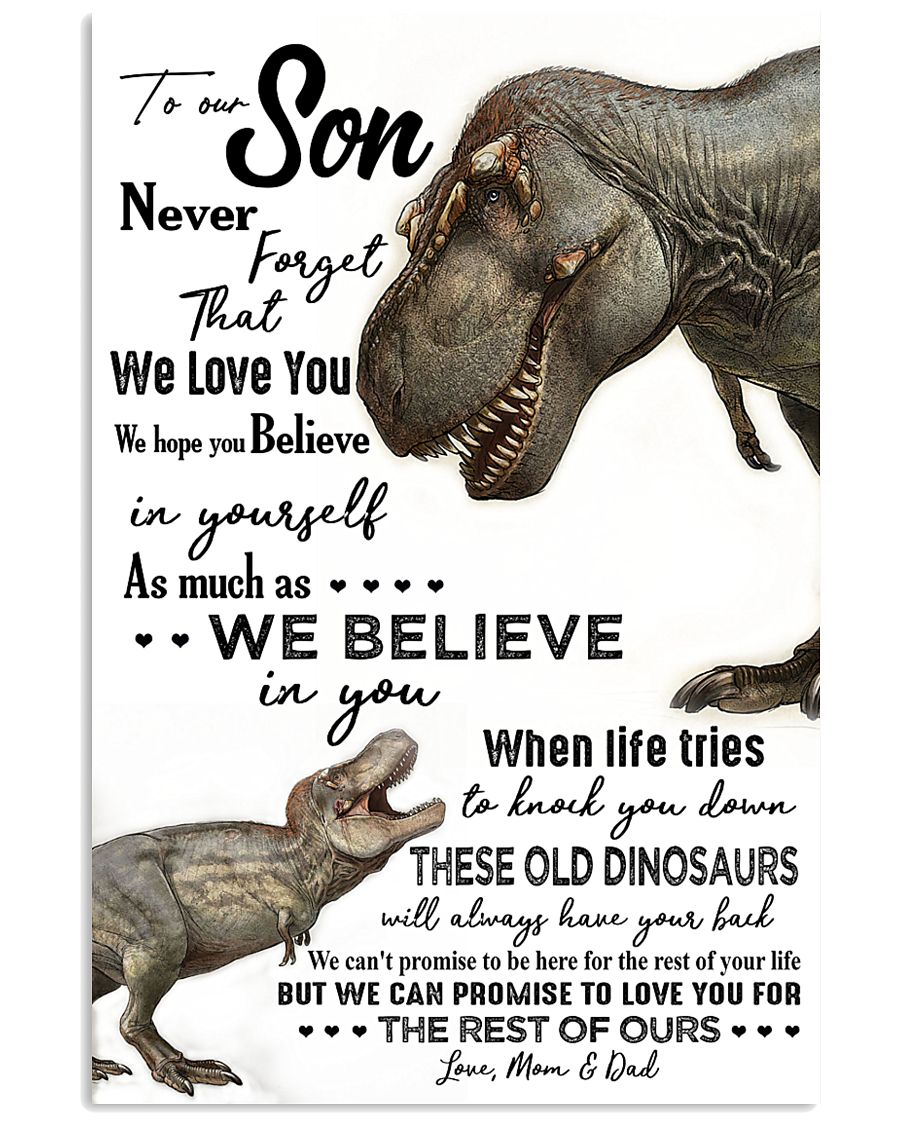 MOM AND DAD TO SON 16x24 Poster