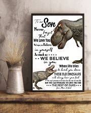MOM AND DAD TO SON 16x24 Poster lifestyle-poster-3