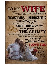 TO MY WIFE - LOVE TREE - I LOVE YOU 16x24 Poster front