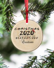 Christmas - 2020 The One Where We Were Quarantined Circle ornament - single (porcelain) aos-circle-ornament-single-porcelain-lifestyles-07