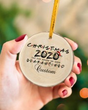 Christmas - 2020 The One Where We Were Quarantined Circle ornament - single (porcelain) aos-circle-ornament-single-porcelain-lifestyles-09