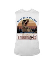 T-SHIRT - TO DAD - T REX - MESS WITH MY KIDS Sleeveless Tee tile