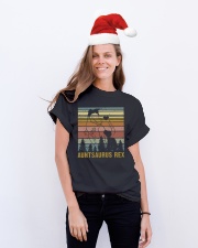 T-SHIRT - AUNTSAURUS REX Classic T-Shirt lifestyle-holiday-crewneck-front-1
