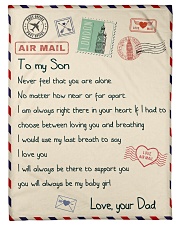 Gift For Son - Fleece Blanket Small Fleece Blanket - 30" x 40" front
