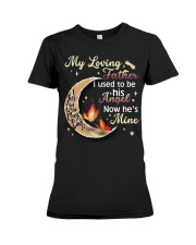 MY LOVING FATHER - BUTTERFLY - ANGEL Premium Fit Ladies Tee thumbnail